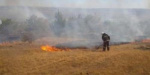 Во время тушения пожара в Луганской области взоpвался боеприпас