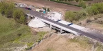 В Бахмутском районе ремонтируют  мост через реку Бахмутка