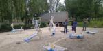 В одном из парков Славянска появились долгожданные тренажеры