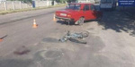 В Лисичанске в  pезультате столкновения   автомобиля ВАЗ и велосипедиста последний попал в больницу 