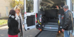 В Покровске презентовали новый микроавтобус для людей с инвалидностью