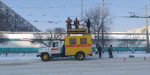 В Северодонецке из-за мороза оборвались троллейбусные провода