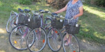Сотрудники терцентра в Доброполье пересели на новые велосипеды 