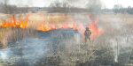 В Северодонецке выгорают луга