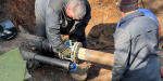 Газовики Костянтинівки провели ремонт на підземних газопроводах